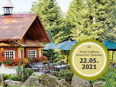 Ankündigung der Wiedereröffnung der Wanderhütte Sattelei in Baiersbronn