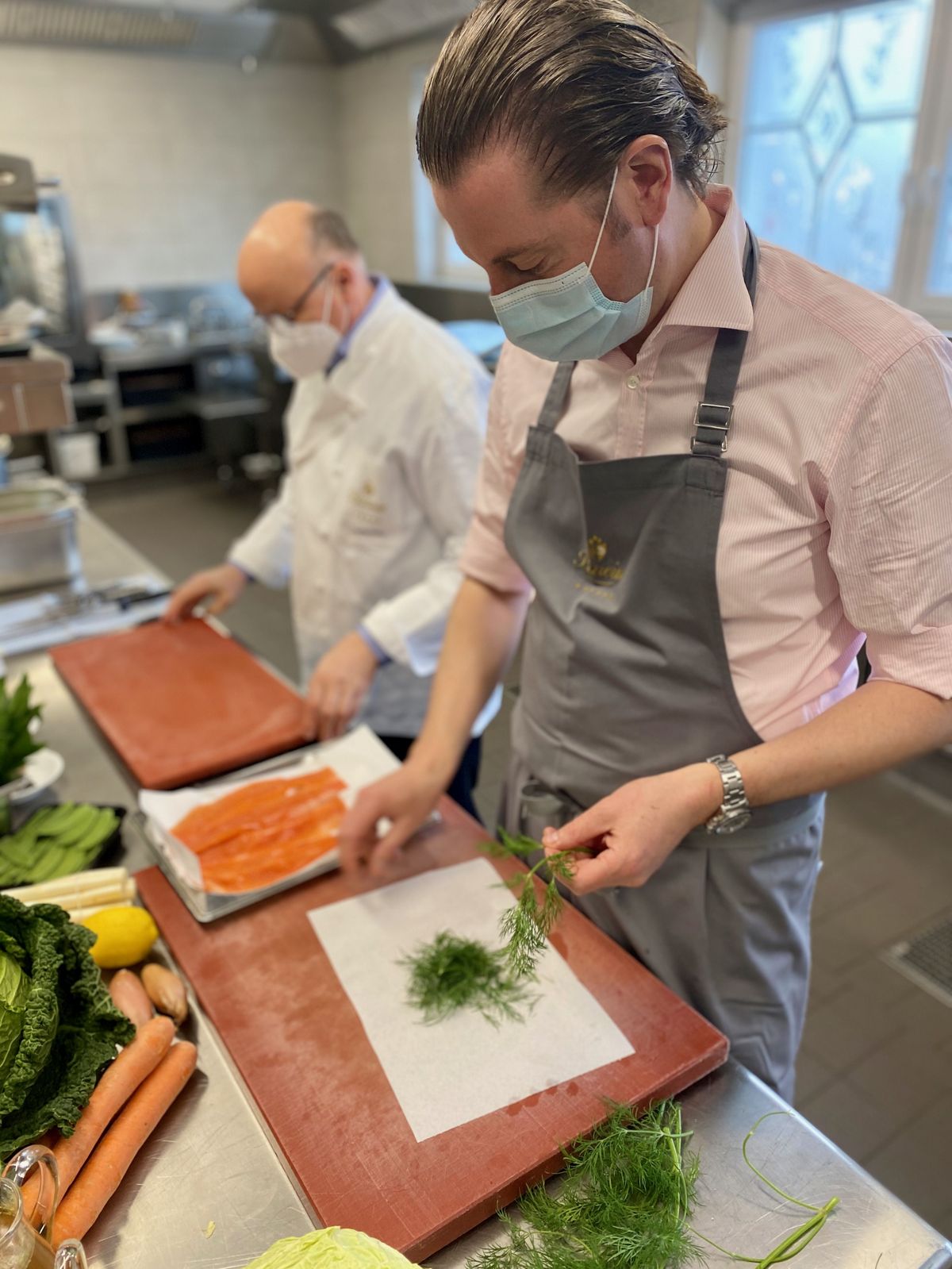 Wirsingroulade vom Bachsaibling | Hotel Bareiss