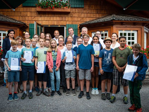 Gruppenfoto der Baiersbronner Miniköche