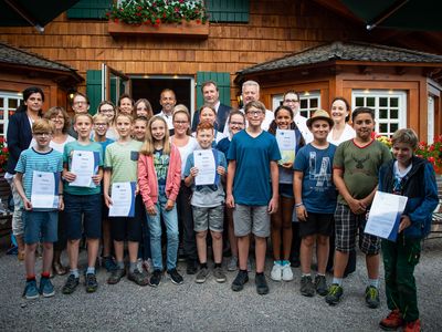 Gruppenfoto der Baiersbronner Miniköche