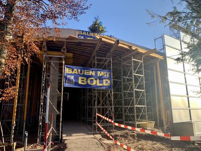 Aufnahme einer Baustelle für den Küchenneubau