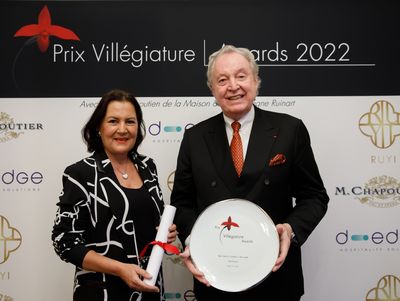 Prix Villegiature Awards mit Uta Schlagenhauf und Hermann Bareiss